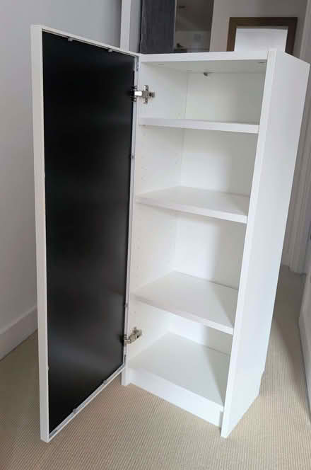 Photo of free White cabinet with glass door (Clerkenwell EC1M) #1