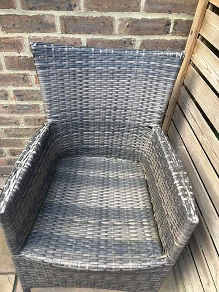 Photo of free Rattan table and 4 chairs (Lewes, BN7) #1