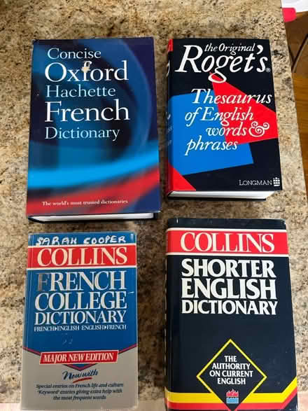Photo of free Dictionaries x4 (WA15 (Hale)) #1