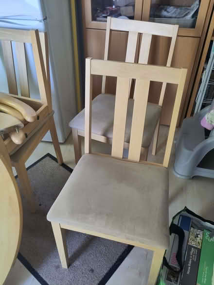 Photo of free Dining table and 4 chairs (Crowthorne RG45) #2