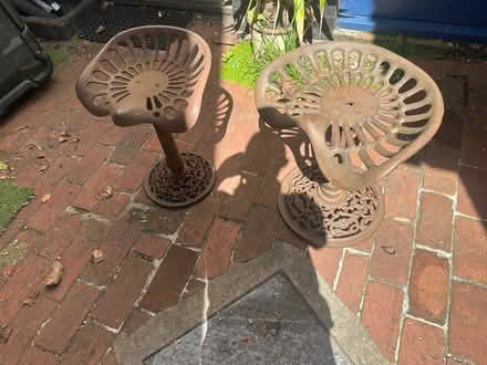 Photo of free Two iron stools (Petersfield GU31) #1