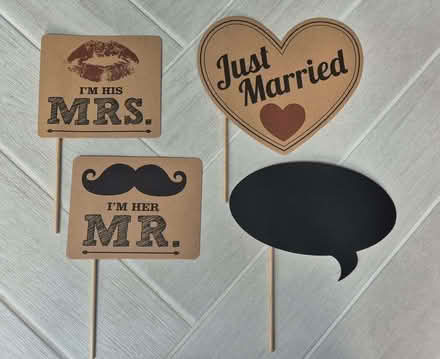 Photo of free 4 piece wedding photobooth set (North Watford WD24) #1