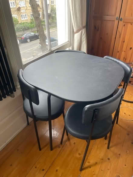 Photo of free Metal/plastic table & chair set (Hackney E8) #1