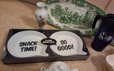 Photo of free Dip bowls, plates, glass, vase, etc (South Acton) #3