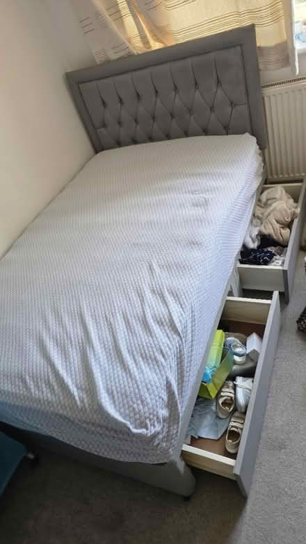 Photo of free Small Double bed with mattress (Brooklands Drive LU7) #1