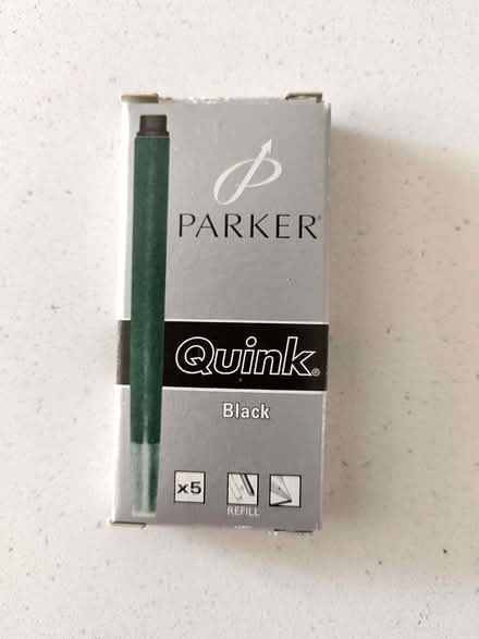 Photo of free Cartridges for a Parker fountain pen (Pant y dwr LD6) #1