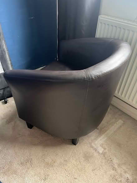 Photo of free Brown bucket chair (CH6 5QD) #4