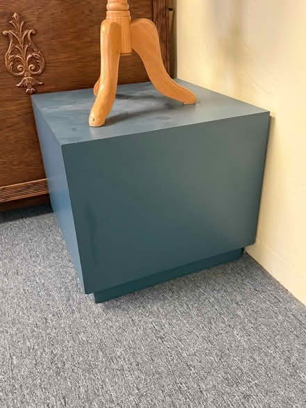 Photo of free Wooden Pedestal Stand (San Rafael) #2