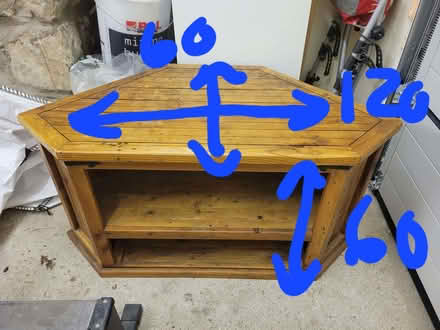 Photo of free Pine TV stand (Orton CA10) #3