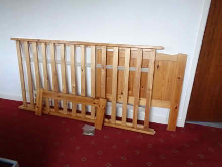 Photo of free Pine single bed frame (Ashton Hayes CH3) #1