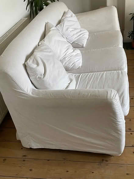 Photo of free ikea 3 seater sofa and 1 seater (CH43) #2