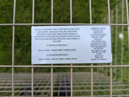 Photo of free Fire Guard (Upper Weston BA1) #2