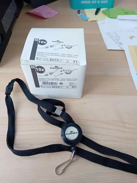 Photo of free Box of lanyards, with extendable reel (Corsham SN13) #1