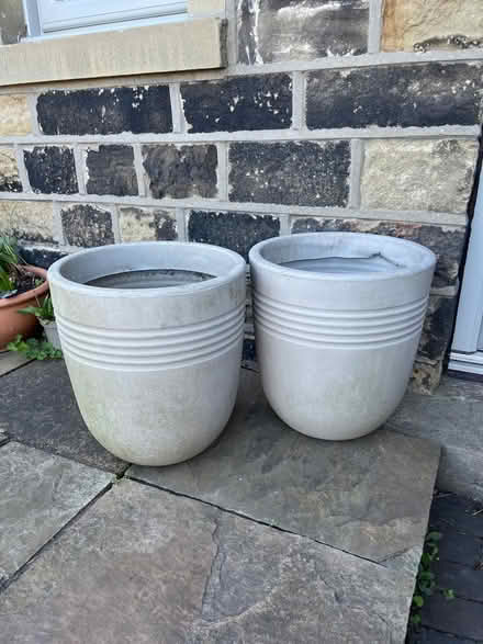Photo of free 3 large plastic planters (Holmfirth) #1