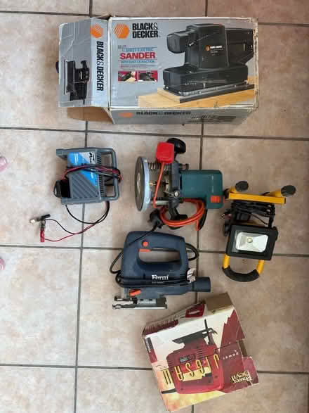 Photo of free Mixed old power tools (Charlton OX12) #1