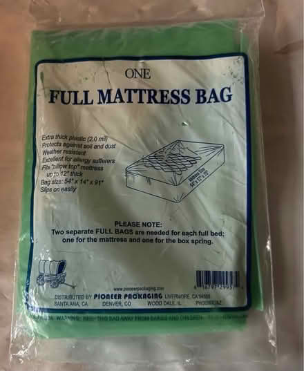 Photo of free Full size mattress cover (Mill Valley) #1