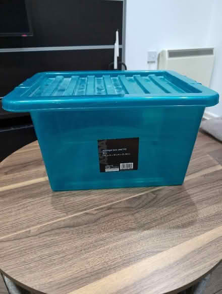 Photo of free Empty storage box (Millwall E14) #2