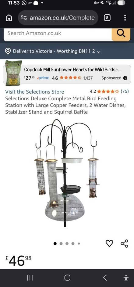 Photo of Bird feeder (BN11 worthing) #1