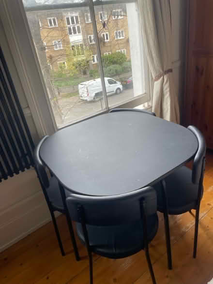 Photo of free Metal/plastic table & chair set (Hackney E8) #2