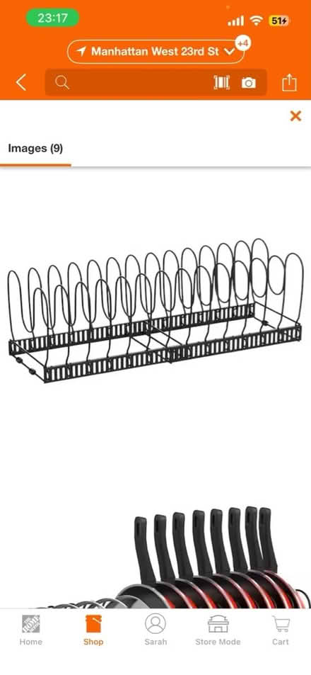 Photo of Pans/ lids organizer (Upper West Side) #1