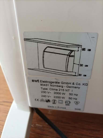 Photo of free Convection heater. (Seaside BN23) #3