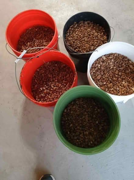 Photo of free Pea gravel, pet stairs (55th & Main) #1