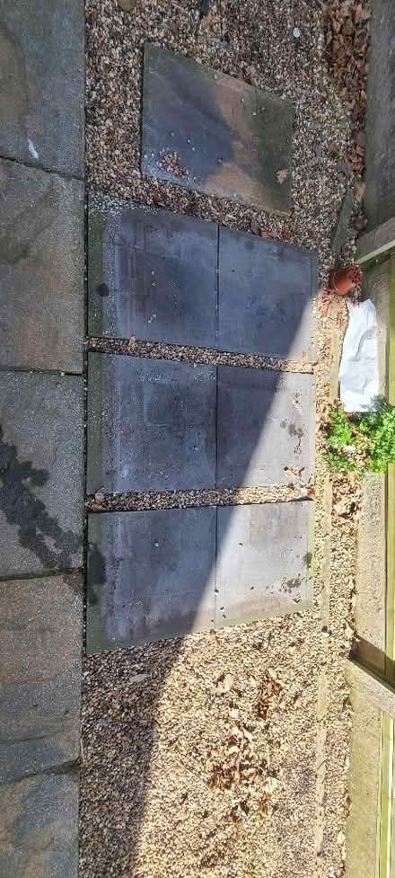 Photo of free 6x 45cm Sq slabs (Littleover DE23) #1