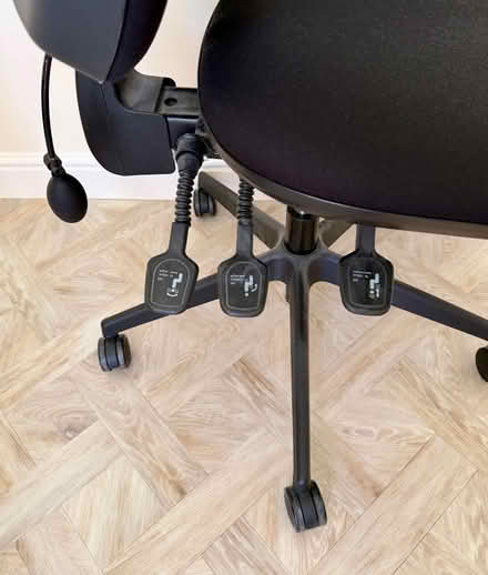 Photo of free Posturite Positiv Black adjustable office chair - clean cond (Arborfield Garrison RG2) #2
