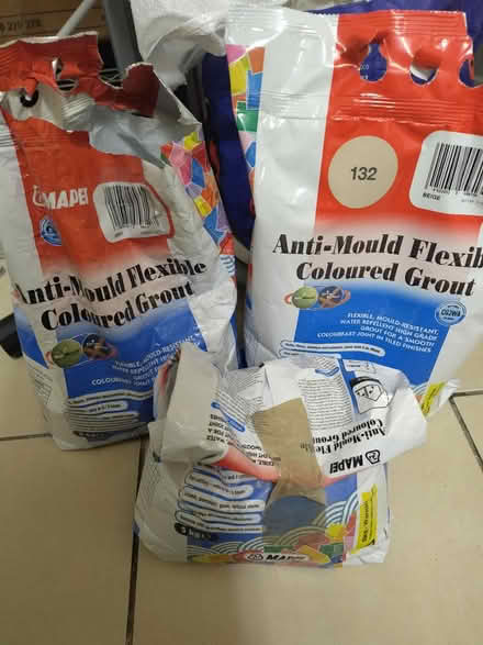 Photo of free Opened bags of grout (IG11 Barking) #1