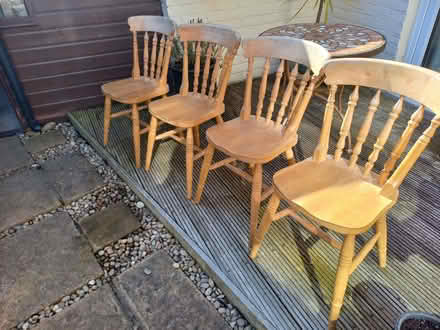 Photo of free Four Wooden Chairs (Tynemouth NE30) #1