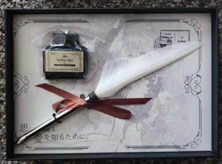 Photo of free Feather pen and ink well (The Meadows NG2) #1