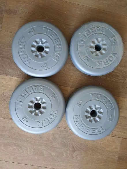 Photo of free 4 x 5kg York barbells (Aldrington BN3) #1