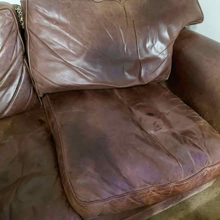 Photo of free Leather sofa cushions (Malvern Link WR14) #2