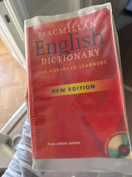 Photo of free MacMillan English dictionary (Kensington Gardens W2) #1