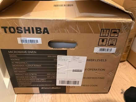 Photo of free Toshiba Microwave MM-MM20P(WH) (Birmingham B5) #2