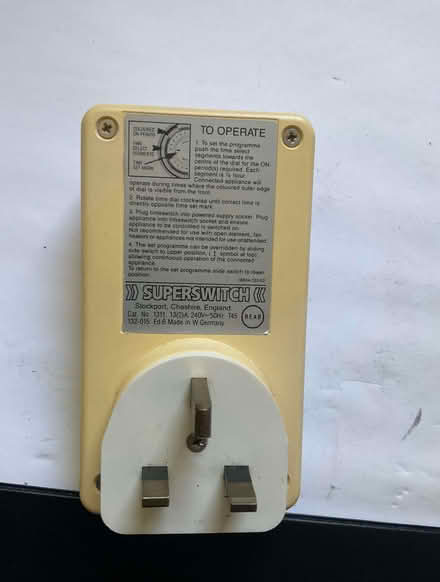 Photo of free Timer switch (Woodley SK6) #2