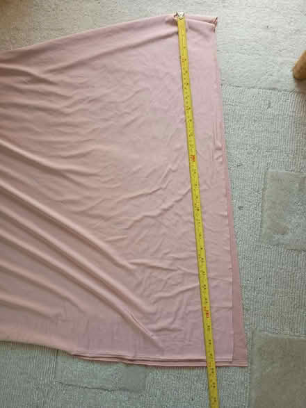 Photo of free Beige silky knitted fabric (Thorpe Bay SS1) #2