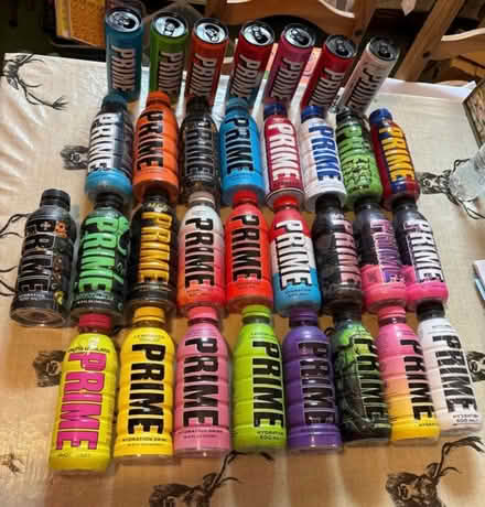 Photo of free Empty collection of prime bottles and cans (Stanhill BB5) #1