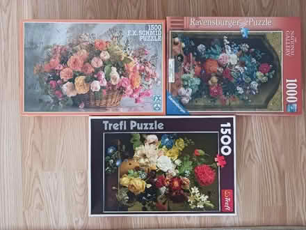 Photo of free 3x floral puzzles (Chiswick W4) #1