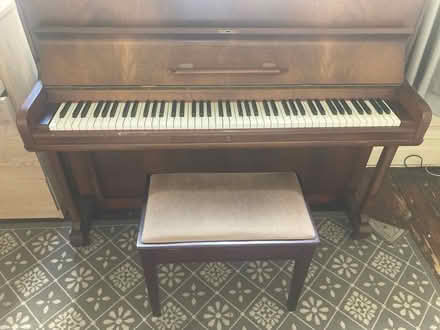 Photo of free Upright piano and stool (LS6 2AU) #2