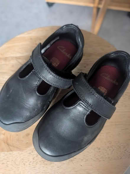 Photo of free Clarks black shoes 7.5G (Lowedges S8) #1
