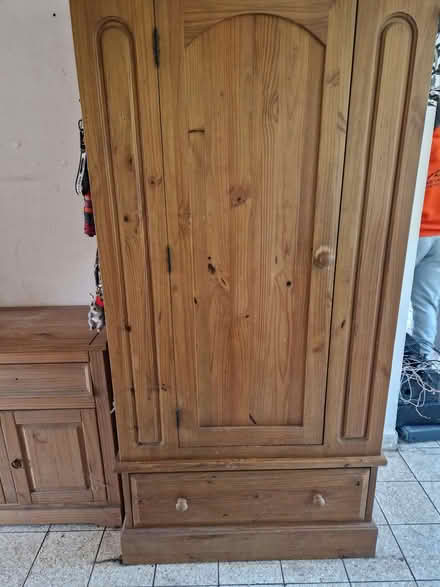 Photo of free Pine wardrobe and dresser base (Pedwell TA7) #1