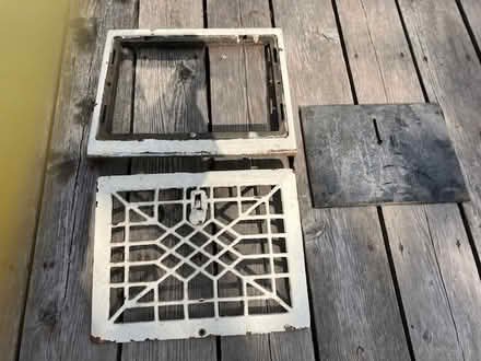 Photo of free old iron wall vent 9x12" (Huron and Wellington) #2