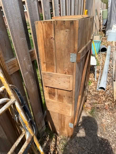 Photo of free Rustic wood cabinet (Severna Park) #3