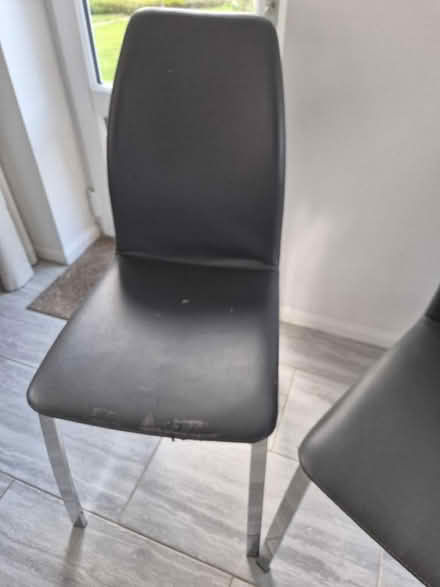 Photo of free 4 Dining Chairs dark grey (Taunton Killams & Mountfield District Ward TA1) #4
