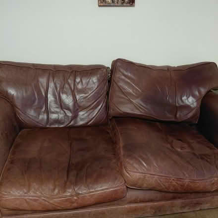Photo of free Leather sofa cushions (Malvern Link WR14) #4