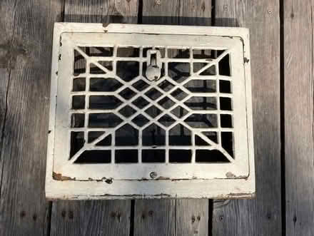 Photo of free old iron wall vent 9x12" (Huron and Wellington) #3