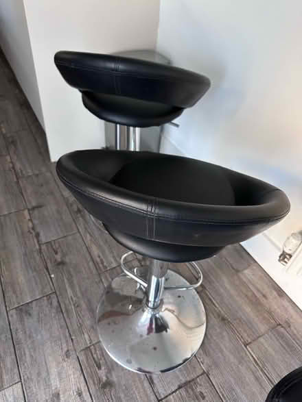 Photo of free 2 x Faux Leather Bar Stools (Halton LA2) #3