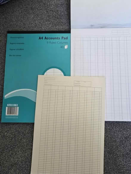 Photo of free A4 Accounts pad (Emerson Valley MK4) #1