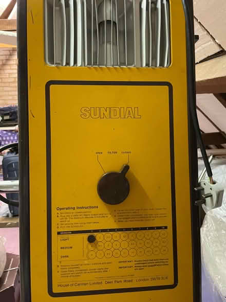 Photo of free Tanning Lamp (DA12) #1